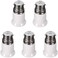 B22 to E27 Edison Screw LED Bulb Base Socket Converter Adaptor Fitting Extender Holder Energy Saving Lamp (5PCS)
