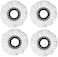 lavish 4pcs Microfiber Mop Head Refill Replacement for HSN Hurricane Magic Mop 360 Rotating Degree Spin Replacement Mophead