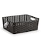 PLASTIC FORTE Rattan Basket 10L 33 x 22 cm