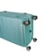 Senator Hard Case Extra Large Luggage Trolley For Unisex ABS Lightweight 4 Double Wheeled Suitcase With Built In TSA Type Lock A5125 Light Green