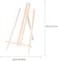 Generic Mini Portable Wooden Art Easel Stand Adjustable Angle Tabletop Painting Easel Display Stand Art Supplies For Children Students Artist Adults