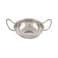 Falcon Stainless Steel Copper Bottom Kadai Silver And Brown 18cm