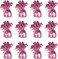 Beistle - (Pink) - Beistle 50804-P Pink Metallic Wrapped Balloon Weights