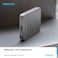 Momax Q.Mag Power 6 5000mAh Magnetic Wireless Battery Pack Compatible With Magsafe - Silver