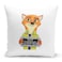 Loud Universe - Nick Wilde Arrest 16x16 Inch Throw Pillow Zootopia White Pillow With Stuffing