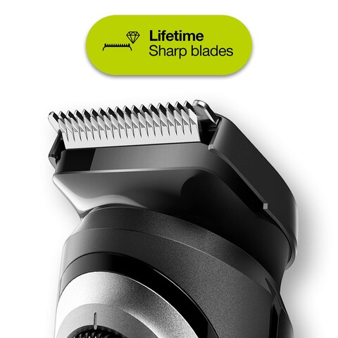 ماكينة تشذيب اللحية براون مع قرص ضبط الدقة وشفرة حلاقة Gillette Fusion5 ProGlide - BT5260