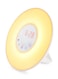 Generic - Sunrise Simulation Wake-up Light 6 Sounds Alarm Clock With FM Radio White/Yellow
