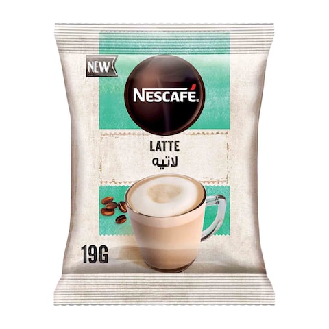 Nescafe Latte Instant Coffee Mix 19g Pack of 5