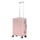 STARGOLD Luggage Bag TPC Hard Side Suitcase 360&deg; Rotational Wheels and Lockable System Travel Bag 20 inches Pink