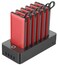 WST 10000 mAh 6 IN 1 power bank STATION(Red colour)