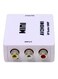 Generic - AV2HDMI Composite CVBS Adaptor Converter White