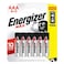 Energizer E92BP6 Max AAA Alkaline Batteries 1.5V 4 Pieces + 2 Pieces Free