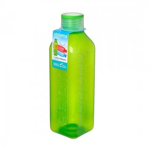 Sistema Square Bottle, 1L, Green