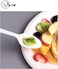 Vsell24 Disposable Everyday Use Plastic Table Spoon White 50Pc