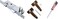 ABBASALI HEAVY DUTY ALUMINIUM DOOR HANDLE WITH 20MM ALUMINIUM LOCK BODY &amp; CYLINDER WITH 3 KEY &amp; FREE SCREWDRIVER FOR FIXING LOCK (BROWN)