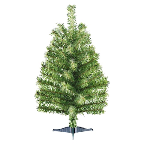 Carrefour Artificial Christmas Tree With Stand Multicolour 60cm