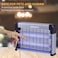 DOMEA Electric Insect Killer With Insulated Aluminium Panel, 2*10W UV Lamp, Hanging Chain,Fly Catcher for Home Restaurant &amp; Offices, Insect Collecting Tray, Easy To Clean