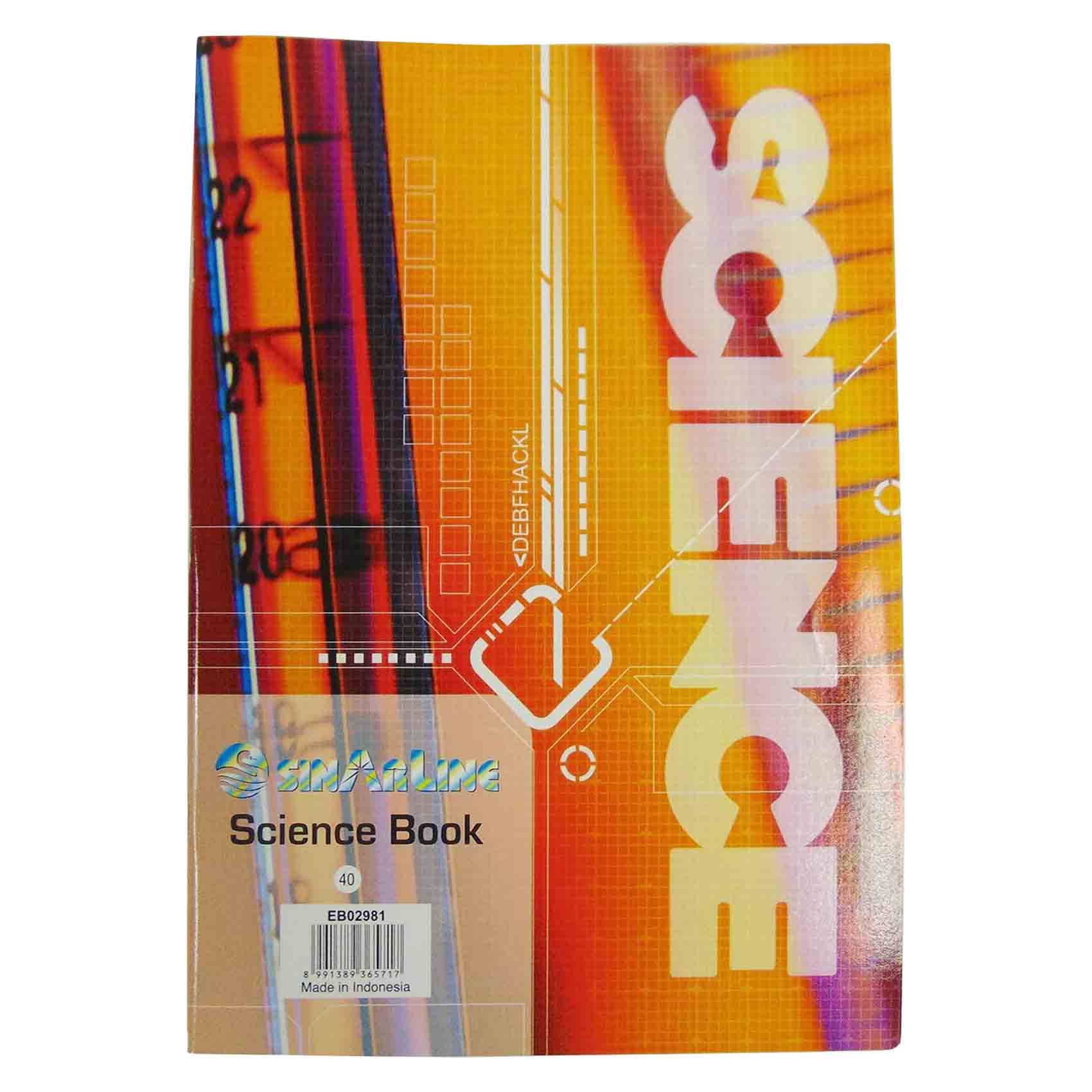 Buy Sinarline Science Notebook 40 Sheets Multicolour Online | Carrefour UAE