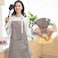 Aiwanto Kitchen Apron With Pocket and Both Side Wiping Towel Attached