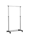Adjustable Stand Clothes Rack Black/Silver