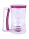 Generic Cake Batter Dispenser With Measuring Label Clear/Purple