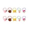 Aiwanto Hair Bands for Girl's 10pcs Hair Rubber Band