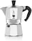 Bialetti 3 Cups Moka Espresso Maker, Be-1162, Silver, Aluminium