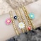 Aiwanto Flower Bracelet for Women's Hand Chain for Women's