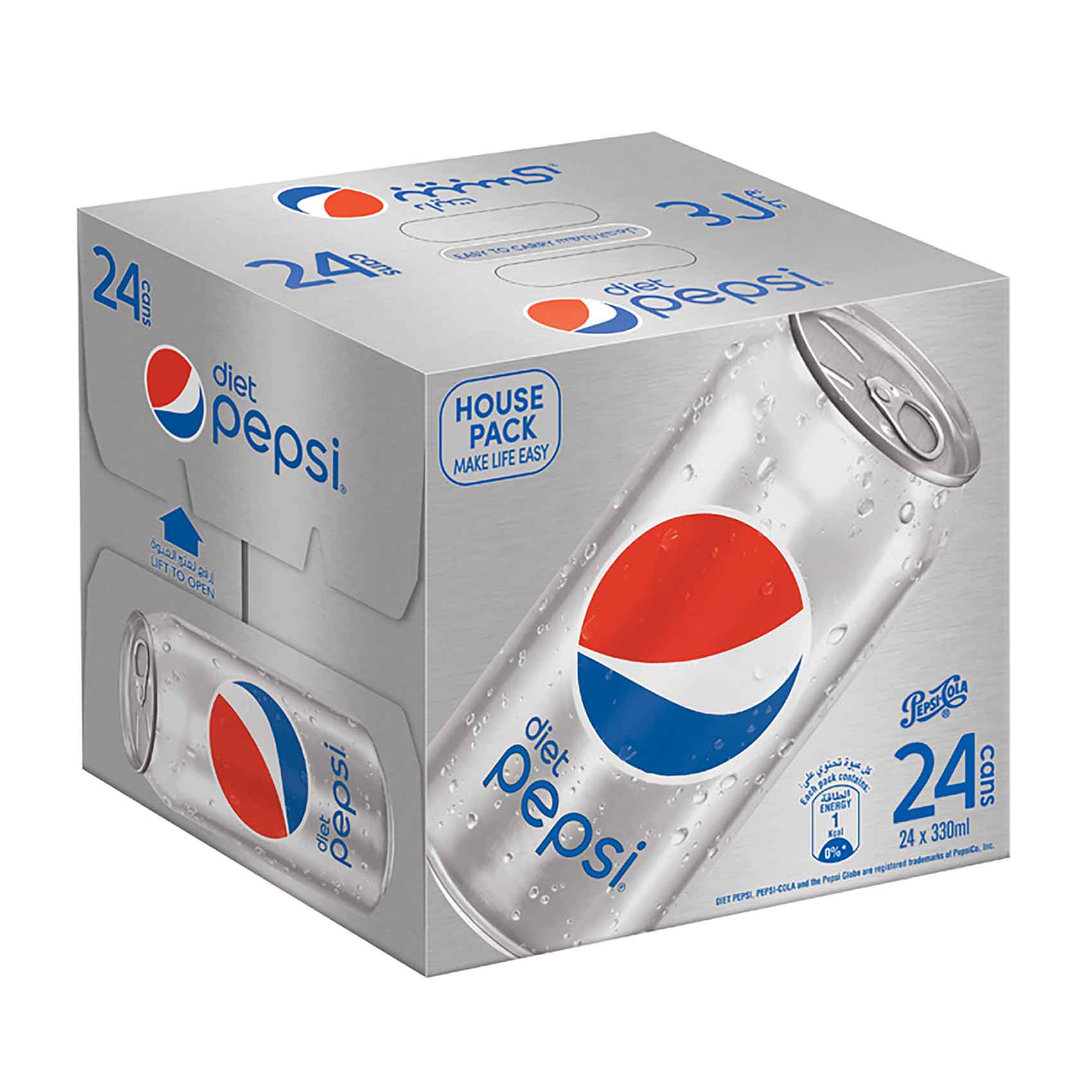 بيبسي دايت 330مل × 24 علبة