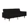 In House Shahrzad 2 In 1 Sofabed Velvet Upholstered - Black