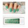 Generic-CK548 Matte Fake Nails Full Cover Press on Nails 24pcs Mint Green