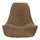 In House Harvey Velvet Bean Bag Chair - Medium - Light Brown