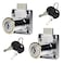 2pcs Cabinet Locks with 2 Keys not Universal Office Desk Drawer Lock Zinc Alloy Showcase Door Lock Furniture Wardrobe Locks