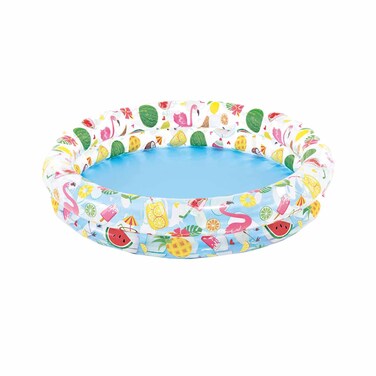 Buy Intex Inflatable Circle Fun Swim Pool Multicolour 122x25cm Online ...
