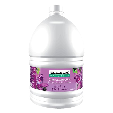 Elsada Liquid Hand Soap Gallon Blackberry 3.7L