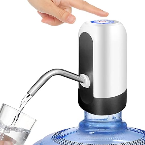Rahalife Water Bottle Pump, USB Charging Automatic Drinking Water Pump Portable Electric Water Dispenser Water Bottle Switch For Universal 5 Gallon Bottle