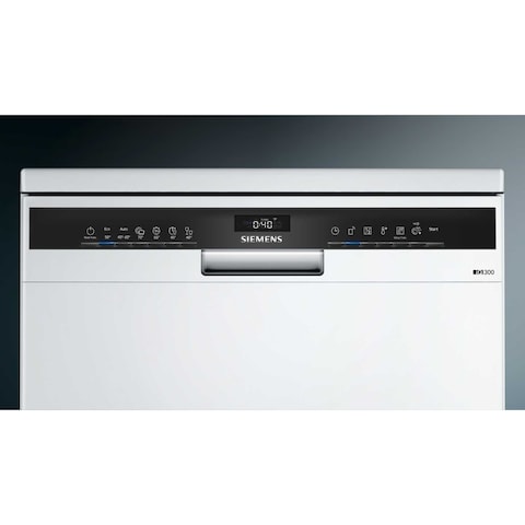 Siemens iQ300 Free-standing Dishwasher SN23HW65MM White 60cm