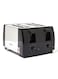 Saachi 4-Slice Toaster  Black