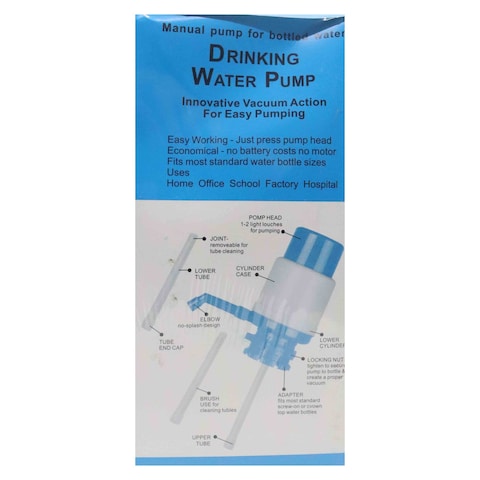 Manual Drinking Water Pump White/Blue