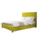 In House Las Palmas Velvet Bed Frame - Queen - 200x140 cm - Gold