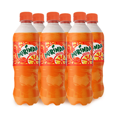 Mirinda Orange Soft Drink 330ML x Pack of 6