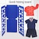 Biki Clothes/T Shirt Folder Adjustable Folding Board, Adult Dress Pants Towels T-Shirt Folder/Shirt Folder/Laundry Folder Board Organizer, Blue