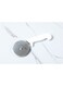 Tramontina Since 1911, Made In Brazil Professional Pizza Cutter With Stainless Steel Blade And White Polypropylene Handle