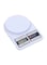 Generic Digital Kitchen Scale, White/Black