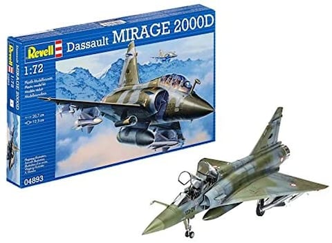 Revell 04893 4893 Dassault Aviation Mirage 2000D 1:72 Scale Plastic Model Kit