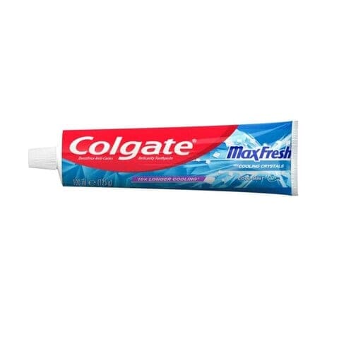 Colgate Max Fresh With Cooling Crystals Cool Mint Toothpaste White 100ml
