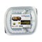 Hotpack Black Base 3 Compartment with Lid, 5 Pieces