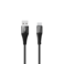 سلك شاحن ليفوري مايكرو USB بطول 1 م نايلون - اسود