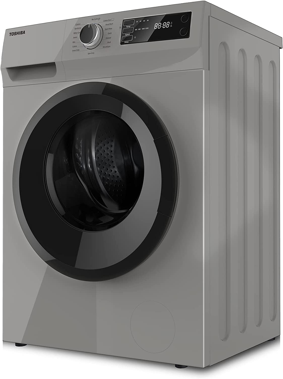 Toshiba 7Kg 1200 RPM, Front Load Washer, Tw-H80S2A(Sk) (Installation Not Included)