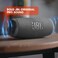 JBL Charge 5 Portable Speaker, Built-In Powerbank, Powerful JBL Pro Sound, Dual Bass Radiators, 20H Of Battery, IP67 Waterproof and Dustproof, Wireless Streaming, Dual Connect, Black, JBLCHARGE5BLK